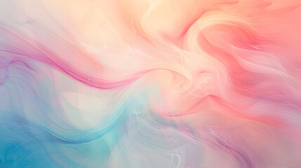 Obraz premium Abstract blur soft gradient pastel dreamy painting, generative ai