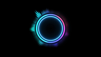 Music equalizer, hologram audio spectrum, 4k illustration, not AI generated