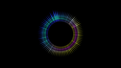 Music equalizer, hologram audio spectrum, 4k illustration, not AI generated