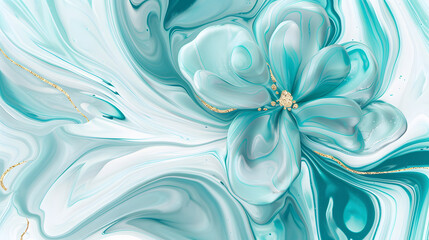 Abstract marbled ink liquid fluid watercolor painting texture, generative ai