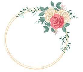 bouquet of roses illustration