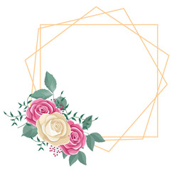 bouquet of roses illustration