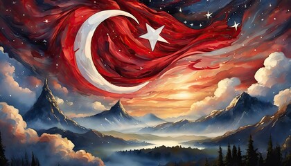 Türk Bayrağı'nın Dalgalandığı Cennet Köşeleri