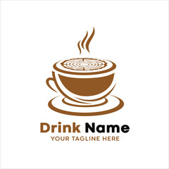 coffee and wood logo, suitable for icon logos etc., just change the name of the logo