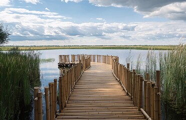 pier on the lake