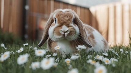 Obraz premium rabbit in the grass