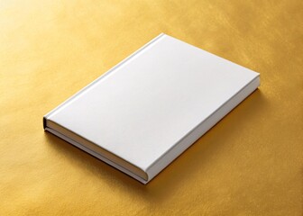 Fototapeta premium Elegant Book Cover Mockup Showcasing High-End Design A sophisticated presentation for showcasing book cover artworks and concepts to enhance visual appeal and marketability.