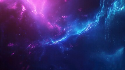Stunning Purple and Blue Nebula Space Background Image