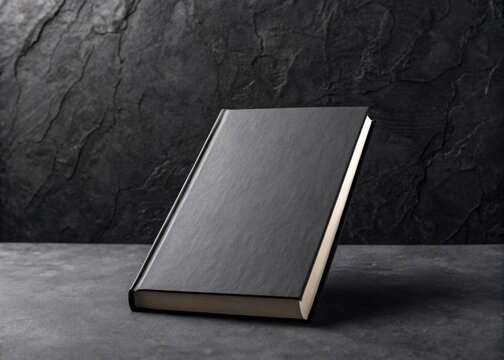 Dark and Dramatic Book Cover Mockup Perfect for Showcasing Unique Designs and Captivating Visuals - Powered by Adobe
