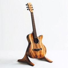 Fototapeta premium acoustic guitar isolated