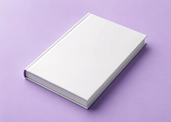 Fototapeta premium Sleek and Modern Book Cover Mockup Showcasing Minimalist Design for Creative Presentations and Publishing Proposals