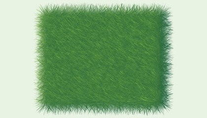 Green grass field background top view for soccer, golf, baseball, and football realistic summer fresh lawn carpet. Greenfield wallpaper. Vector illustration.