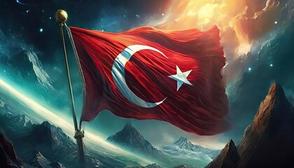 Türk Bayrağı'nın Dalgalandığı Cennet Köşeleri