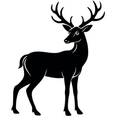 deer silhouette vector