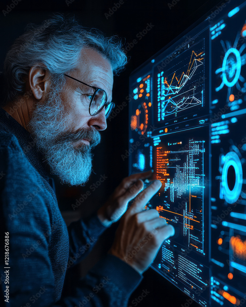 Poster an innovative tech startup developing cutting-edge software solutions,