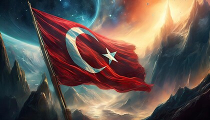 Türk Bayrağı'nın Dalgalandığı Cennet Köşeleri