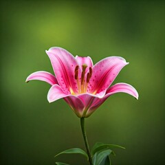 Fototapeta premium Pink Lily flower