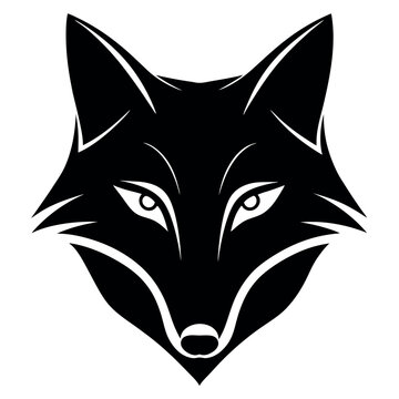 fox head vector illustration