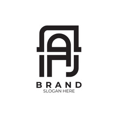 A, A Letter, Logotype, Abstract initial monogram letter logo design