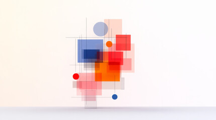 A minimalist digital artwork featuring a blockchain-based loyalty program for retail customers, enhancing trust and engagement through secure transactions,