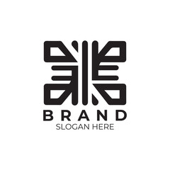 Obraz premium Logotype, Abstract monogram letter logo design