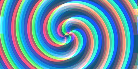 UVibrant Swirling Rainbow Pattern Background Image