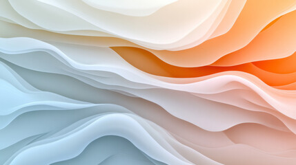 Obraz premium A minimalist digital artwork featuring a stylized skin epithelium structure with clean lines and subtle gradients, representing the elegance of human skin,