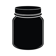 jar of butter vector illustration