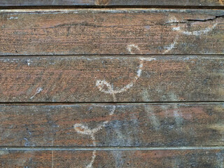 Close-Up of Rustic Wooden Boards with Weathered Surface Texture
