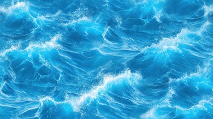 Obraz premium Seamless Abstract Turquoise Design for Modern Art and Creative Backgrounds