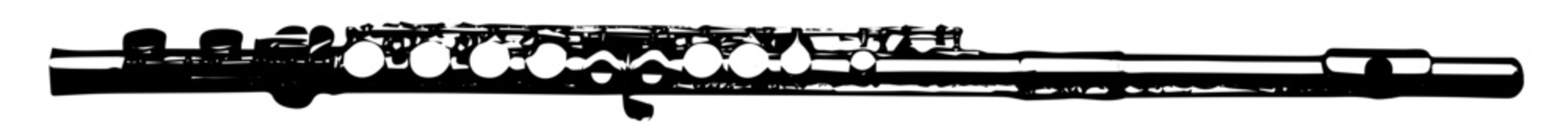 フルート　flute　木管　オーケストラ　吹奏楽に使える楽器のアイコン