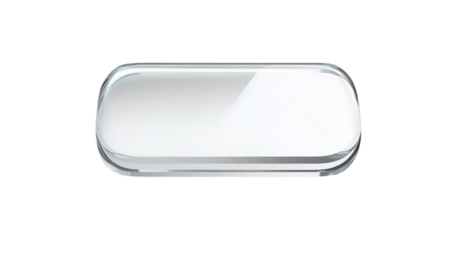 Empty text box on transparent background