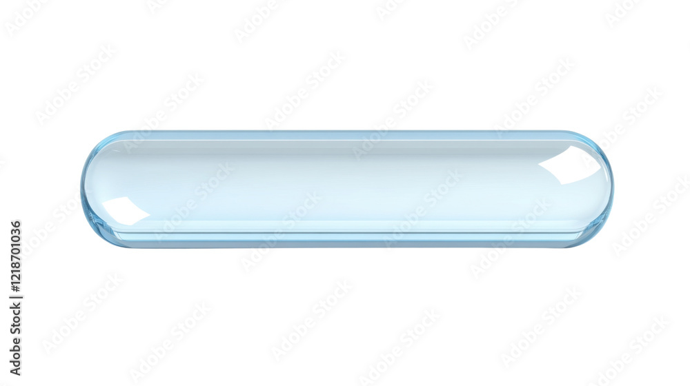 Poster empty text box on transparent background