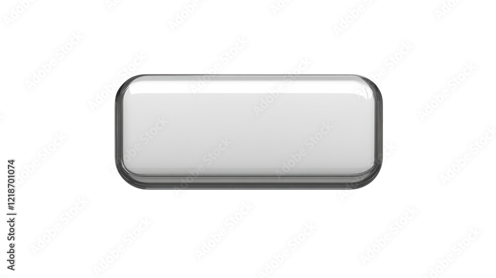Poster empty text box on transparent background