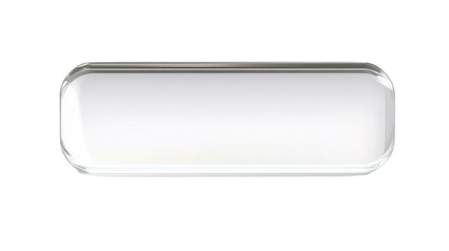 Empty text box on transparent background