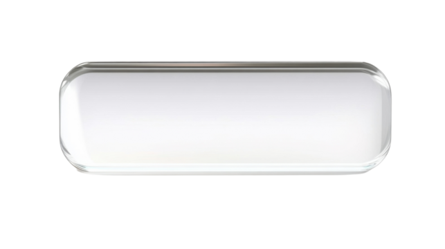 Empty text box on transparent background
