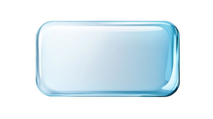 Empty text box on transparent background