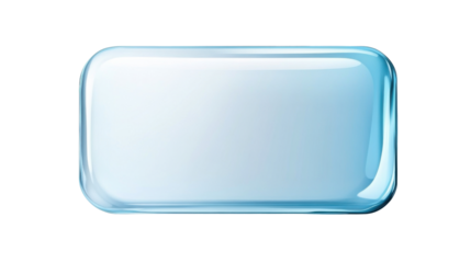 Empty text box on transparent background