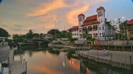 Obraz premium view of the old town