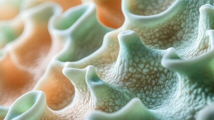 Abstract Macro Photography: Seashell Texture