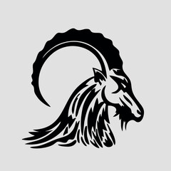design logo icon illustration  art  vector  goat