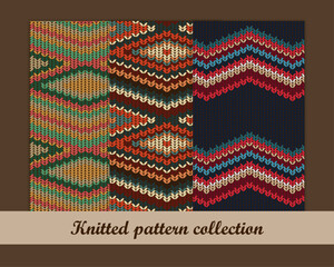 Knitted pattern collection