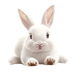 Fototapeta premium Easter Cute Bunny Clipart Vector Illustration