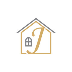 Letter J Real Estate Logo Design