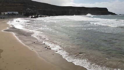beach in the morning