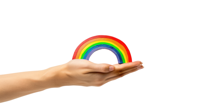 hand holding a lollipop