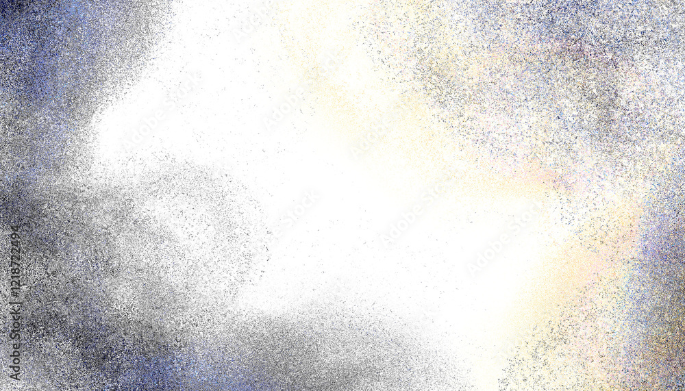 Aufkleber Rough noise effect. Smoke effect for decoration and covering isolated on the transparent overlay background.