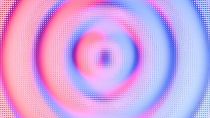 Abstract Cylindrical Pattern with Gradient Colors