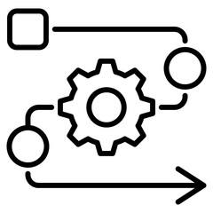 workflow single icon