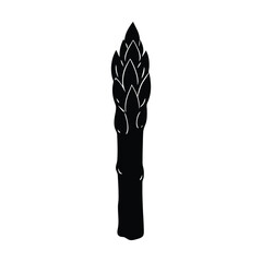 black and white flower isolated vector illustration
